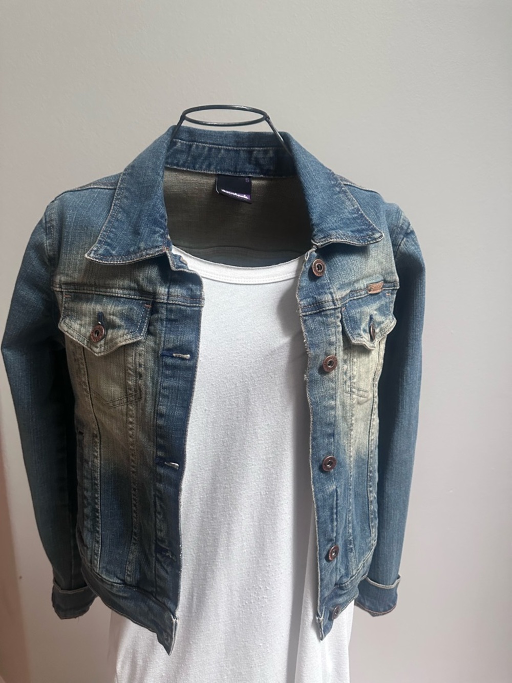Classic Blue Denim Jacket - Faded Wash